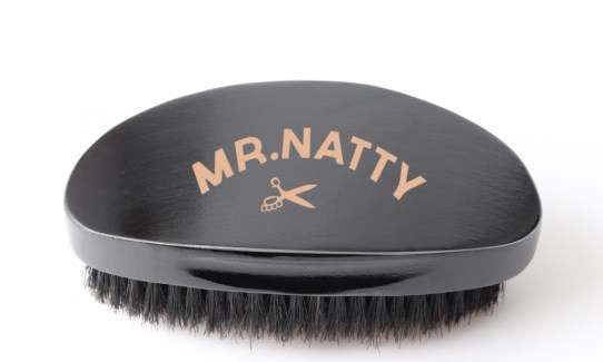 Beard brush natural bristle