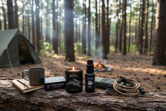 Wellbeing Bundle in outdoor camping setting