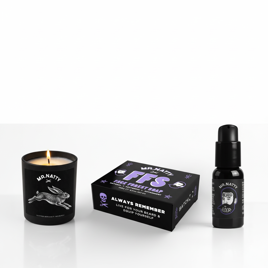The Wellbeing Bundle - Poachers Candle, FFS Soap & Beard Elixir